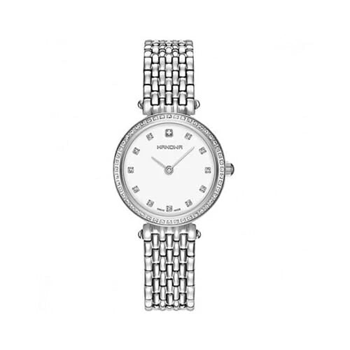 Hanowa Marlene Damenuhr - Geschenk für Damen - Silber Quarz Uhr - Damenuhr Güngstig Preis - Edelstahl, Silberfarben uhren für damen