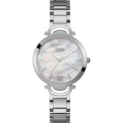 Guess Damenuhr - Opal - W1090L1 Farbe Gehäuse: silber Damenuhren - Schweizer Quarzwerk - Gehäuse Material: Edelstahl Uhren - Kostenloser Versand