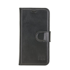 iPhone 12 Mini Handyhülle aus Leder- Rustic Black PB13459