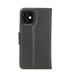 iPhone 12 Mini Handyhülle aus Leder- Rustic Black PB13459