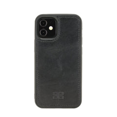 iPhone 12 Mini Pouch Magnetische Case mit RFID - Rustic Black