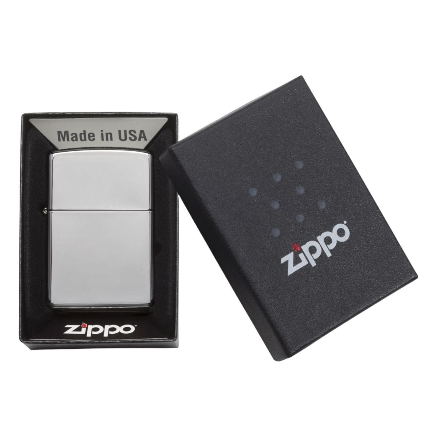 ORIGINAL ZIPPO CHROME BRUSHED (Auf Wunsch mit Gravur) Geschenkidee Herren, Frauen Geschenkidee