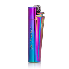 Clipper Feuerzeug Metal Large Icy Colours - (Auf Wunsch mit Gravur)