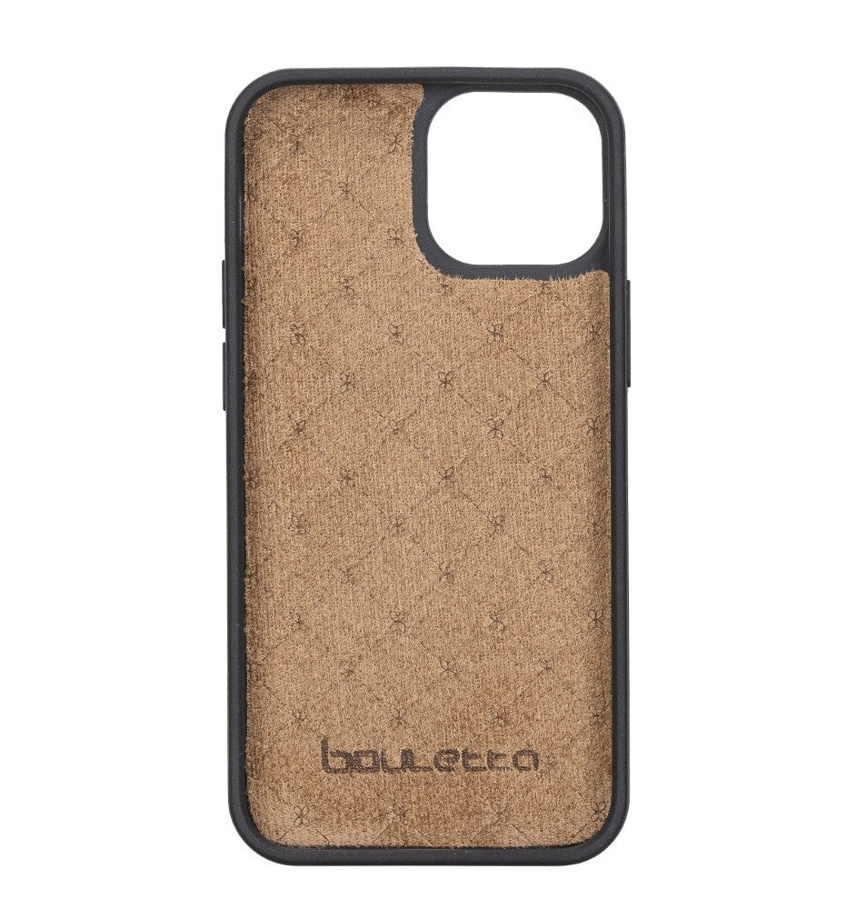 Apple iPhone 13 Mini Bouletta Flex Cover Back Leder Case mit Kartenfach - Tan Geschenkidee IPhone Handyhülle. Ein tolles Geschenk. iPhone Handyhülle kaufen