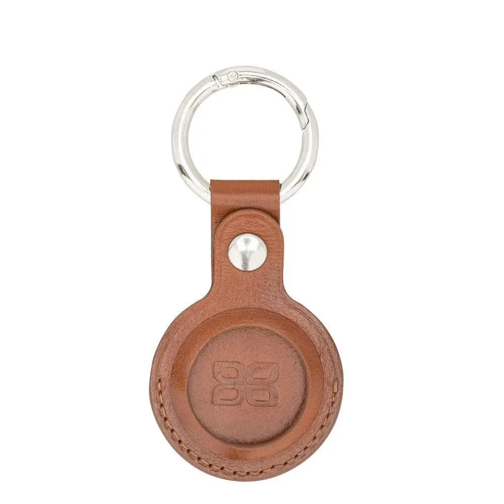 Arta Schlüsselanhänger aus echtem Leder für Apple Airtag - Rustic Tan - Apple Airtag für Güngstig Preis - Geschenkidee - Geburtstag Geschenkidee
