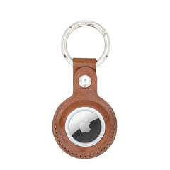 Arta Schlüsselanhänger aus echtem Leder für Apple Airtag - Rustic Tan - Apple Airtag für Güngstig Preis - Geschenkidee - Geburtstag Geschenkidee