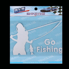 Beauty go fishing styling Silber. Es verleiht Ihrem Fahrzeug einen stilvollen Look. Kostenloser Versand.