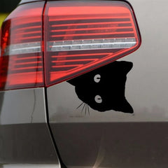 Autoaufkleber "Katzekopf" Tuning Sticker - Schwarz