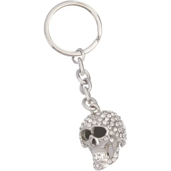 Bling Schlüsselanhänger, der mit seinem silber Skull Stil und sorgfältig ausgewählten Steinen den Unterschied macht. Hier ist der kostenlose Versand auf Mygift!