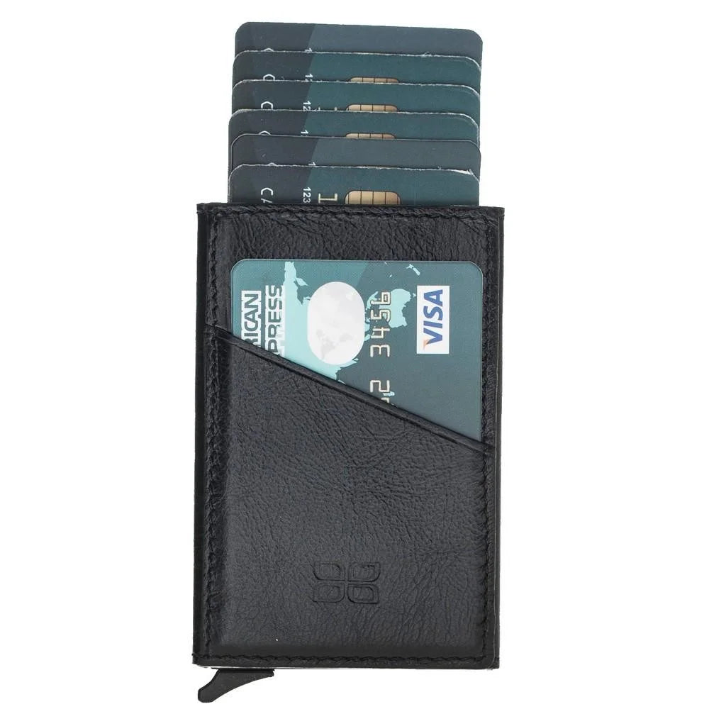 Bei MyGeschenk erwartet Sie Bouletta Leather Mini Credit Card Wallet mit Card Extraction Mechanism in der Schwarz Variante zu attraktiven Preisen. Geschenken Sie sich!