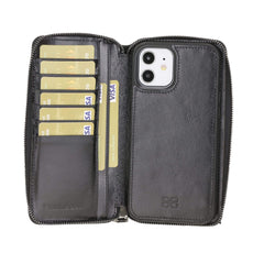 iPhone 12  Pro Bouletta Pouch Magnetische Case mit RFID-Schwarz  Geschenkidee IPhone Handyhülle. Ein tolles Geschenk. iPhone Handyhülle kaufen