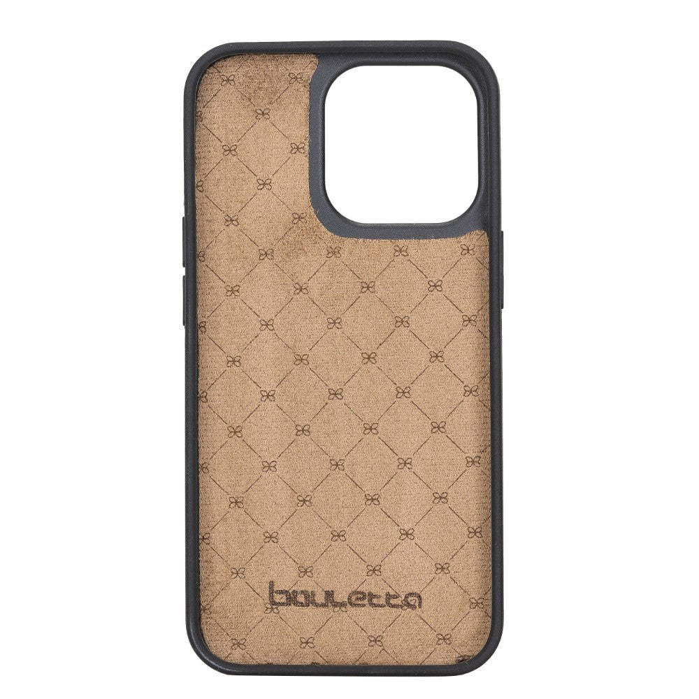 iPhone 14 Pro Max Bouletta Flex Cover Back Leder  mit Kartenfach-Leopard Geschenkidee IPhone Handyhülle. Ein tolles Geschenk. iPhone Handyhülle kaufen