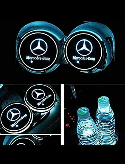 Mercedes führte Achterbahn. Es hat ein stilvolles Aussehen mit seinen LEDs und ermöglicht Ihnen einen einfachen Zugriff auf Ihr Glas.