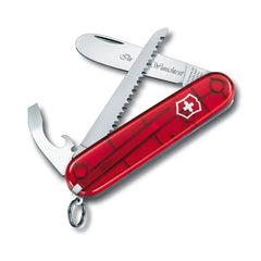 Victorinox Taschenmesser My First Kinderserie ist die beste Wahl, um Ihre Kinder in der Natur zu unterrichten. Auf MyGeschenk mit Rot Farbe. 