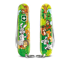 Die Serie My First Victorinox Animal Tier Edition Grün gibt es bei MyGeschenk zu attraktiven Preisen mit dem Taschenmesser Papageienmuster und dem Malset als Geschenk!