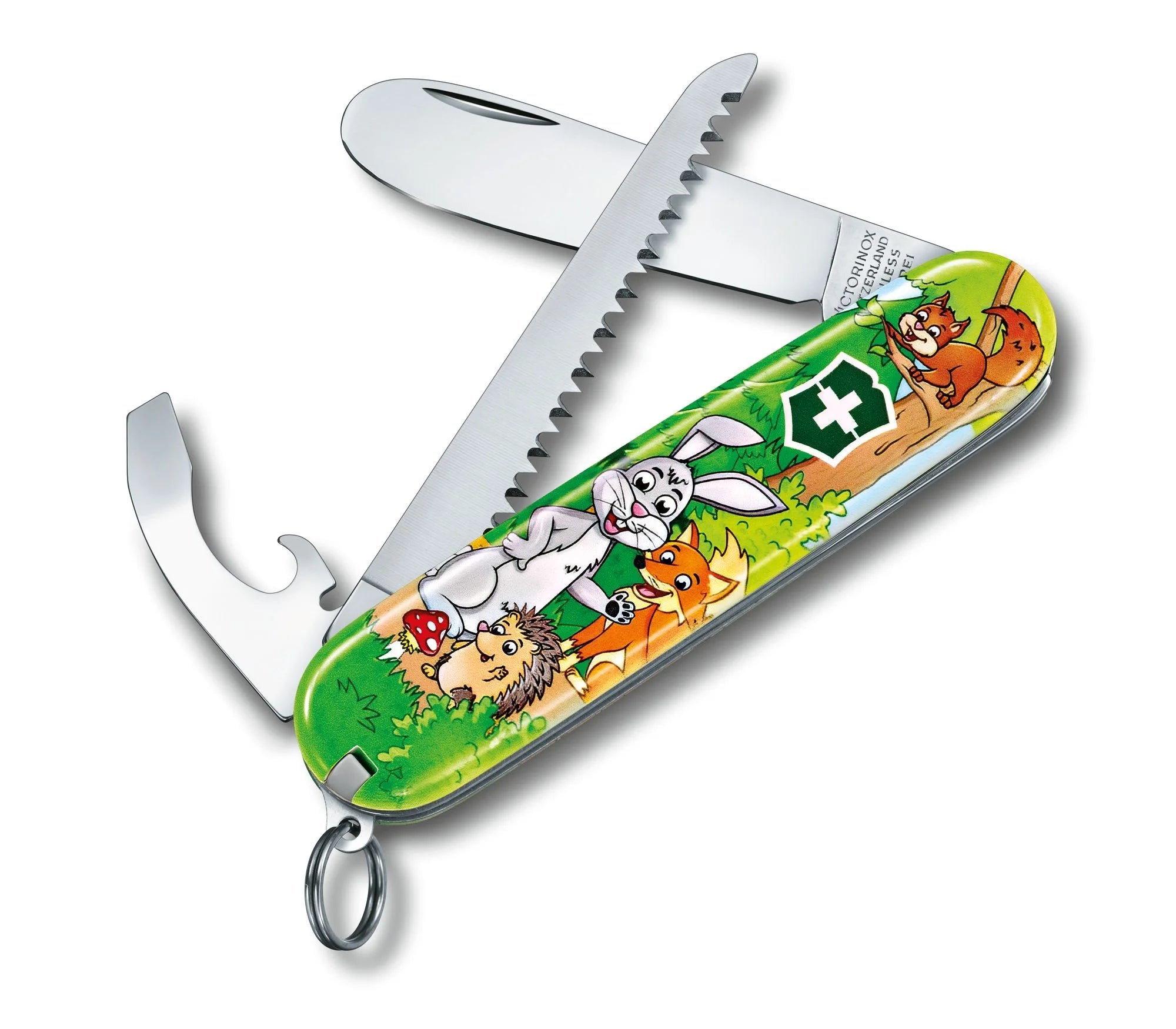 Die Serie My First Victorinox Animal Tier Edition Grün gibt es bei MyGeschenk zu attraktiven Preisen mit dem Taschenmesser Papageienmuster und dem Malset als Geschenk!