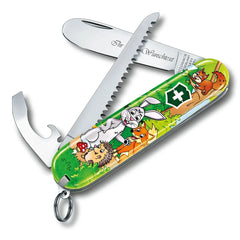 Die Serie My First Victorinox Animal Tier Edition Grün gibt es bei MyGeschenk zu attraktiven Preisen mit dem Taschenmesser Papageienmuster und dem Malset als Geschenk!