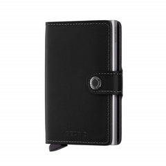 Secrid Miniwallet Original Black (Mit Gravur) - Geschenkidee - Muttertag Geschenkidee Geburtstag Geschenkidee, Geschenkidee, Weihnachten Geschenkidee,