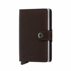 Secrid  Miniwallet Original Brown (Mit Gravur) - Geschenkidee - Vatertag Geschenkidee Geburtstag Geschenkidee, Geschenkidee, Weihnachten Geschenkidee,