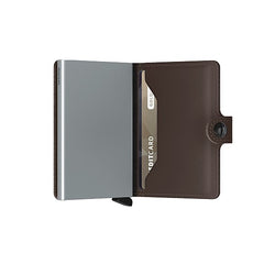 Secrid  Miniwallet Original Brown (Mit Gravur) - Geschenkidee - Vatertag Geschenkidee Geburtstag Geschenkidee, Geschenkidee, Weihnachten Geschenkidee,