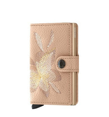 Secrid Miniwallet Stitch Magnolia Rose mit Gravur - Geschenkidee. Miniwallet für Güngstig Preis. Geschenk für Männer. Geburtstag Geschenk