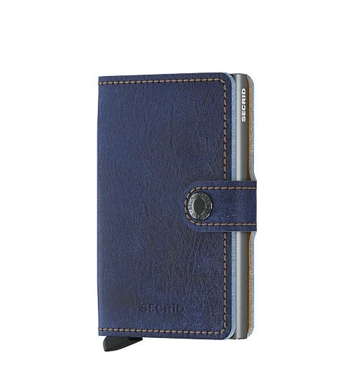 Secrid Porte­mon­naie Indigo 5 Titanium mit Gravur - Geschenkidee. Portemonnaie für Güngstig Preis. Geschenk für Männer. Geburtstag Geschenk