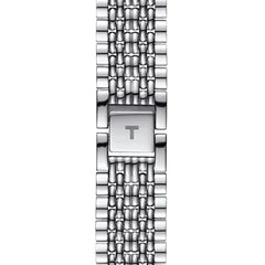 Tissot Everytime Gent Herrenarmbanduhr mit Edelstahlarmband und Weiss Zifferblatt. Mit seinem Silber farbe Armband sieht es sehr stilvoll aus