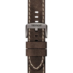 Tissot T-Sport Chrono XL Herrenarmbanduhr mit Lederarmband und Grün Zifferblatt. Mit seinem Braun farbe Armband sieht es sehr stilvoll aus. Kostenloser Versand.