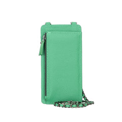 Universal Handytasche Mit Schulterriemen Bis 6.7" Echtleder - Grün Geschenkidee IPhone Handyhülle. Ein tolles Geschenk. iPhone Handyhülle kaufen