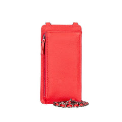 Universal Handytasche Mit Schulterriemen Bis 6.7" Echtleder - Rot Geschenkidee IPhone Handyhülle. Ein tolles Geschenk. iPhone Handyhülle kaufen