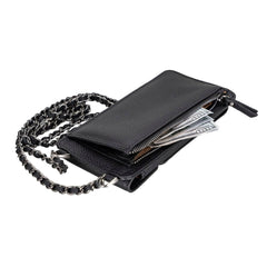 Universal Handytasche Mit Schulterriemen Bis 6.7" Echtleder - Schwarz Geschenkidee IPhone Handyhülle. Ein tolles Geschenk. iPhone Handyhülle kaufen