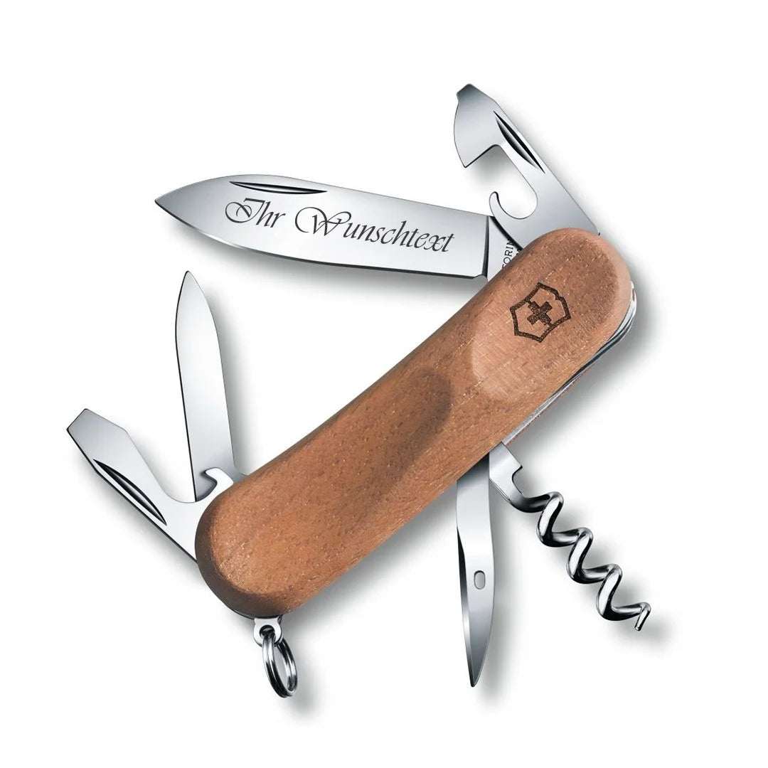 Victorinox EvoWood 10 Series Taschenmesser löst all Ihre Probleme mit seinen verschiedenen Funktionen. Geschenkartikel mit kostenloser Versandmöglichkeit...