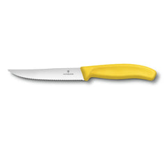 Victorinox Swiss Gourmet Steakmesser Schneidet Fleisch leicht und Es verliert nicht an Schärfe. Auf MyGeschenk mit Gelb Farboption. Kostenloser Versand!