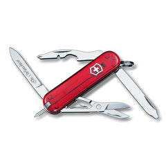 Das Victorinox Manager Taschenmesser ist Rot Farbe Transparent und mit 11 funktionalen Funktionen immer dabei. Kostenlos und mit Gravuroption auf MyGeschenk!