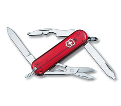 Das Victorinox Manager Taschenmesser ist Rot Farbe Transparent und mit 11 funktionalen Funktionen immer dabei. Kostenlos und mit Gravuroption auf MyGeschenk!