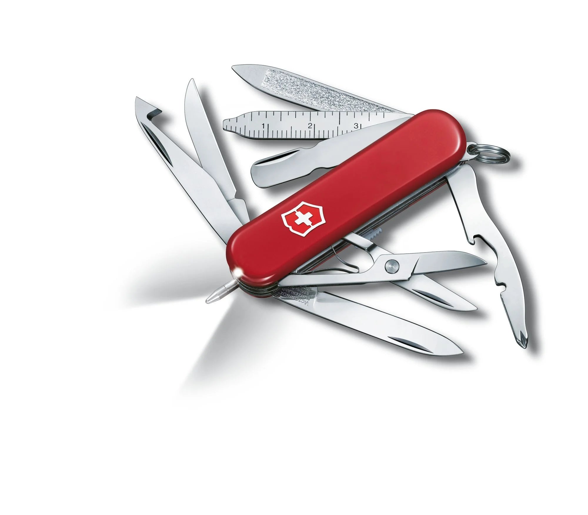 Für Bauarbeiter empfiehlt sich das Taschenmesser der Serie MiniChamp von Victorinox. Bei MyGeschenk zu attraktiven Preisen und versandkostenfrei.