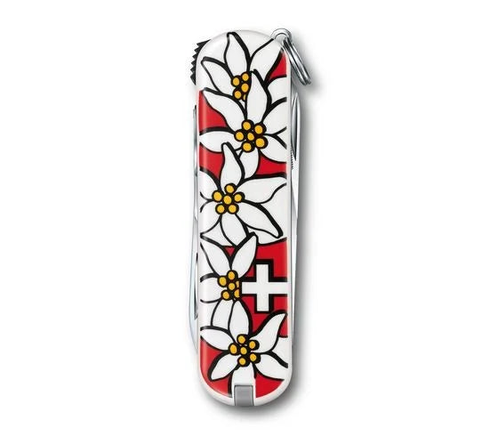 Victorinox Nail Clip Edelweiss, Nagelknipser kleines Taschenmesser. Mit seinen 5 funktionalen Funktionen steht es Ihnen immer zur Verfügung. 