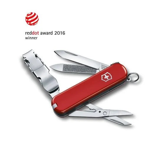 Victorinox Nail Clip Rot, Nagelknipser kleines Taschenmesser. Mit seinen 5 funktionalen Funktionen steht es Ihnen immer zur Verfügung. Kostenloser Versand.