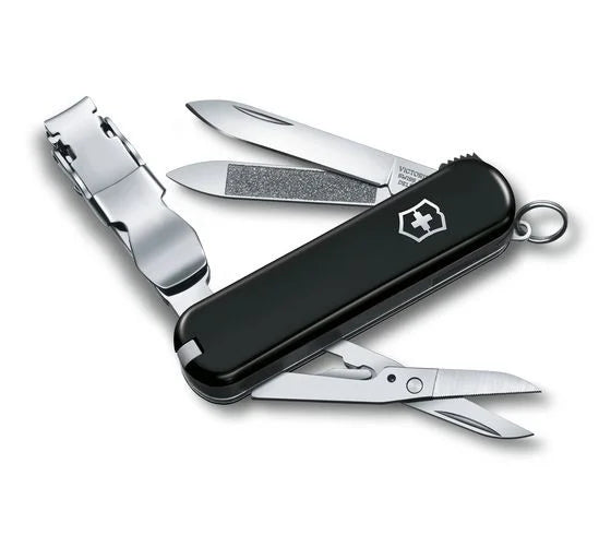 Victorinox Nail Clip Schwarz, Nagelknipser kleines Taschenmesser. Mit seinen 5 funktionalen Funktionen steht es Ihnen immer zur Verfügung. Kostenloser Versand.