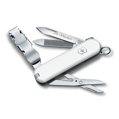 Victorinox Nail Clip Weiss, Nagelknipser kleines Taschenmesser. Mit seinen 5 funktionalen Funktionen steht es Ihnen immer zur Verfügung. Kostenloser Versand.