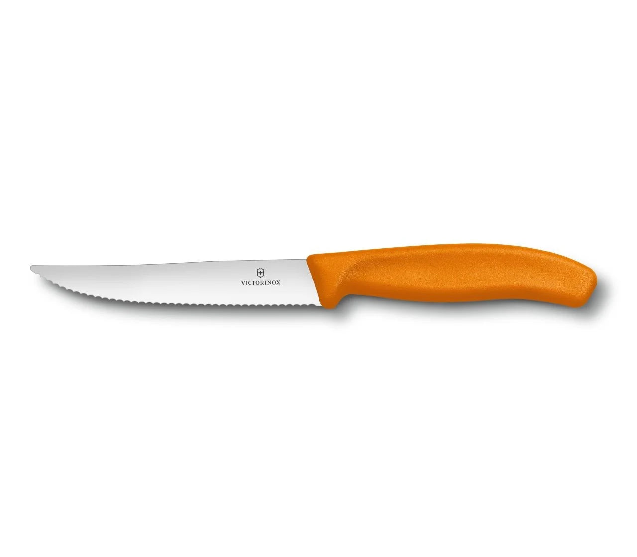 Victorinox Orange Swiss Gourmet SteakMesser Wellenschliff