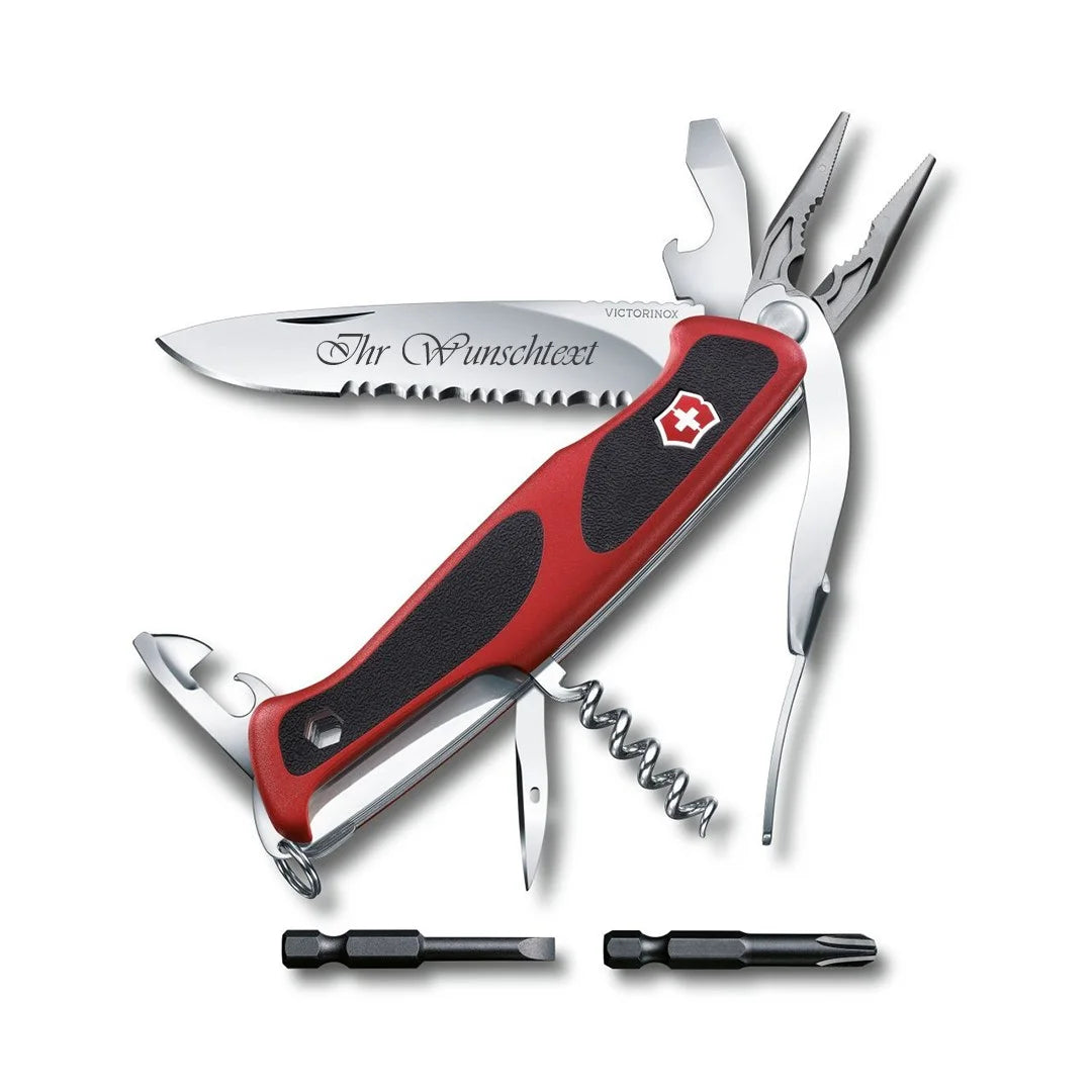 Victorinox Ranger Grip 174 Series Taschenmesser überwindet mit seiner hohen Griffigkeit und 14 verschiedenen Funktionen alle Arten von Schwierigkeiten.