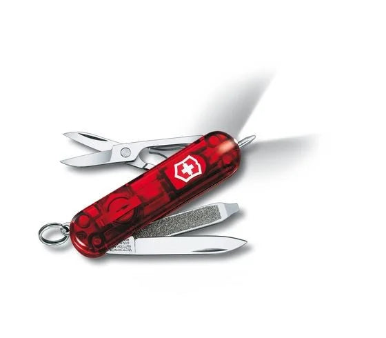 Victorinox Taschenmesser Signature Lite Rot wird mit seinem Kunststoffkörper und 7 Funktionen für den täglichen Gebrauch empfohlen. Kostenloser Versand.