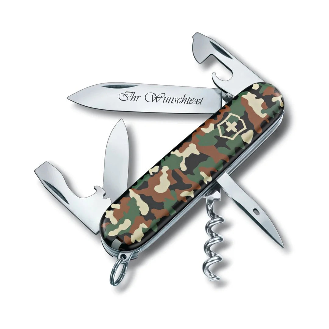 Victorinox Spartan Camouflage Taschenmesser ist seit mehr als einem Jahrhundert das beliebteste Taschenmesser und hat eine ergonomische Handhabung.