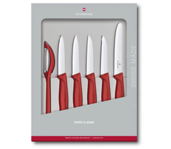 Victorinox Swiss Gemüsemesser 6-teiliges Set gibt es bei MyGeschenk mit Angeboten ab 39,99 CHF. Holen Sie sich ein Messerset für Ihre Küche, versandkostenfrei!