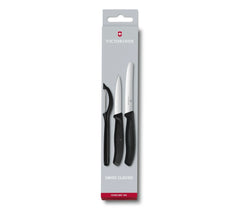 Victorinox Swiss Gemüsemesser Set Schwarz mit Schäler 3-teiliges Set bei MyGeschenk zu Preisen ab 14.99 CHF. Kostenloser und Schnelle Versand!