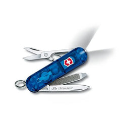 Victorinox Taschenmesser Swiss Lite Blau, Heimwerkermesser mit 7 Funktionen, Werkzeugmesser, Schraubendreher, LED und mehr versandkostenfrei bei MyGeschenk.