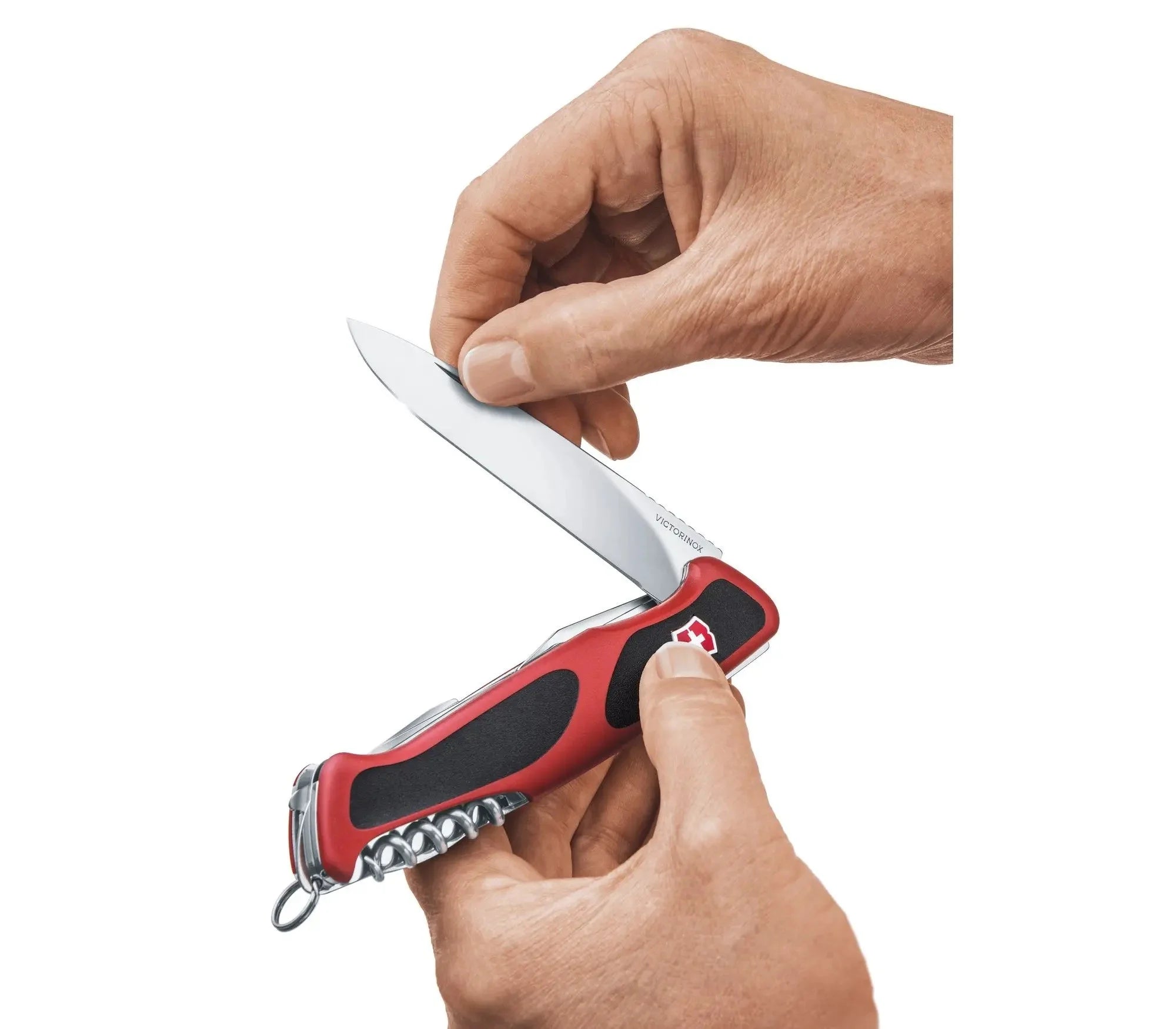 Victorinox Ranger Grip 55 Series bietet Schutz mit seiner feststellbaren Klingenstruktur. Kostenloser Versand und attraktive Preise warten auf Sie auf MyGeschenk.