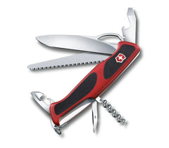 Taschenmesser aus der Ranger Grip 79-Serie von Victorinox ist mit seinem grossen Taschenmesser und der Sägefunktion die erste Wahl für Camper. Attraktive Preise auf MyGift!