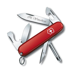 Praktisch ist das Victorinox Tinker Klein Taschenmesser mit seinen 12 vielseitigen Funktionen. Verpassen Sie nicht die Gelegenheiten bei MyGeschenk in klassischer roter Farbe und attraktiven Preisen!